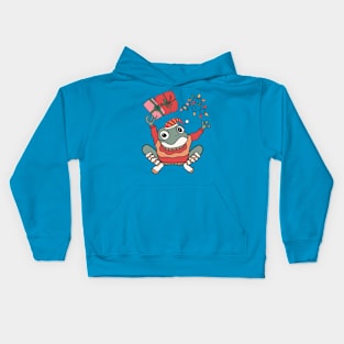 Funny Christmas Frog Kids Hoodie